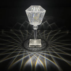 Rose Diamond Table Lamp-USB Charging & Touchable