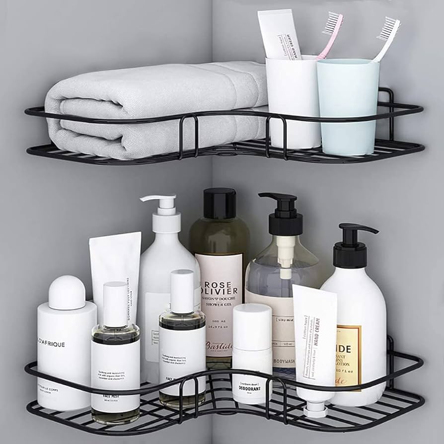 Metal Bathroom Corner Rack