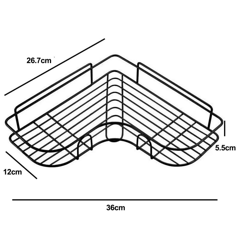 Metal Bathroom Corner Rack