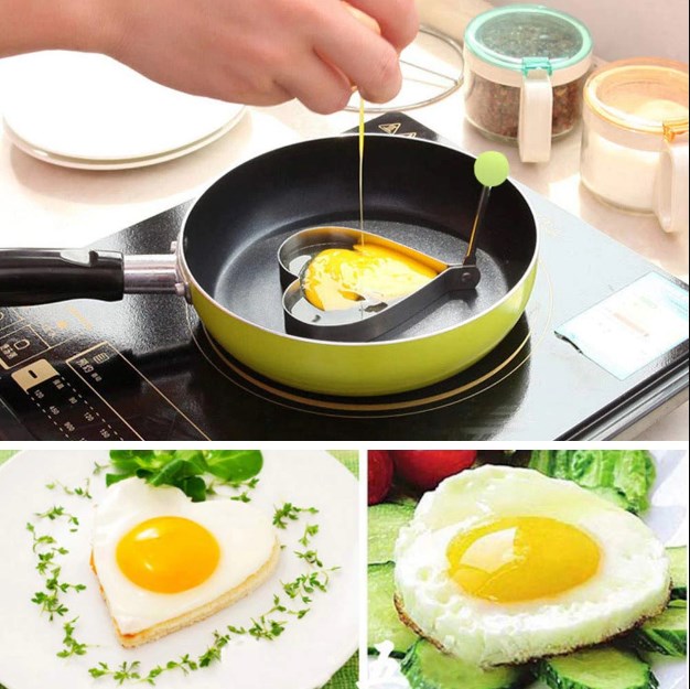 Stainless Steel Egg Mold, 4 Pieces Set