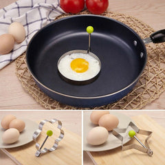 Stainless Steel Egg Mold, 4 Pieces Set