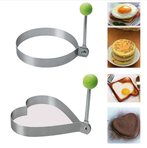 Stainless Steel Egg Mold, 4 Pieces Set