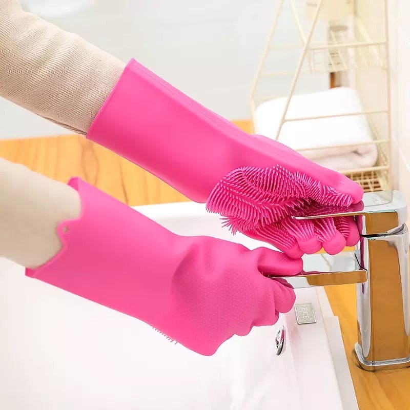 Washing Gloves, Silicone Dish Washer, Hand Gloves For Cleaning